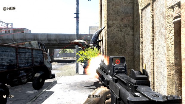 Spinnengegner krabbeln an den Wänden.